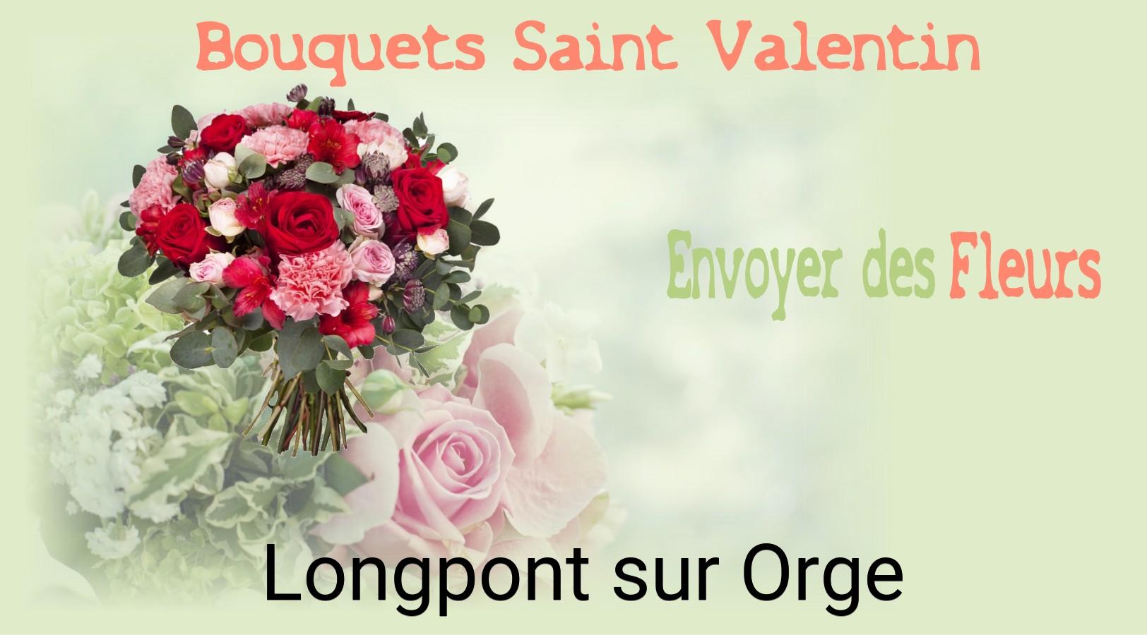 Roses de Saint-Valentin livrées à Longpont-sur-Orge